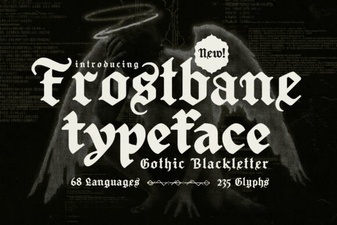 Craft Your Creative Vision with Frostbane Font