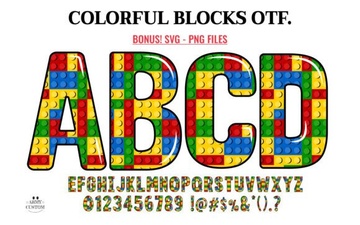 Playful & Creative Fonts: Colorful Block Letter Ideas