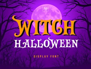 Spooky Witch Fonts for Halloween Crafts