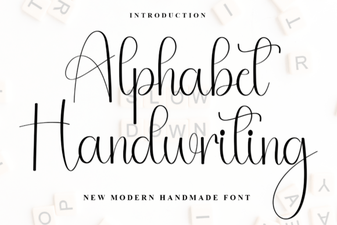 Crafting Alphabet Handwriting Fonts for Design Projects