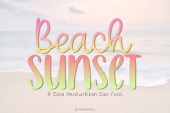 Sunny & Serene: Beach Summer Font Ideas