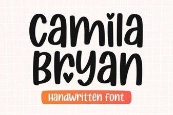 Free Camila Bryan Font Download & Creative Projects
