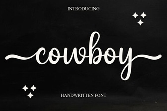 Cowboy Fonts for Design & Western Projects