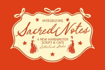 Sacred Notes Duo Font: Creative Design Pairings